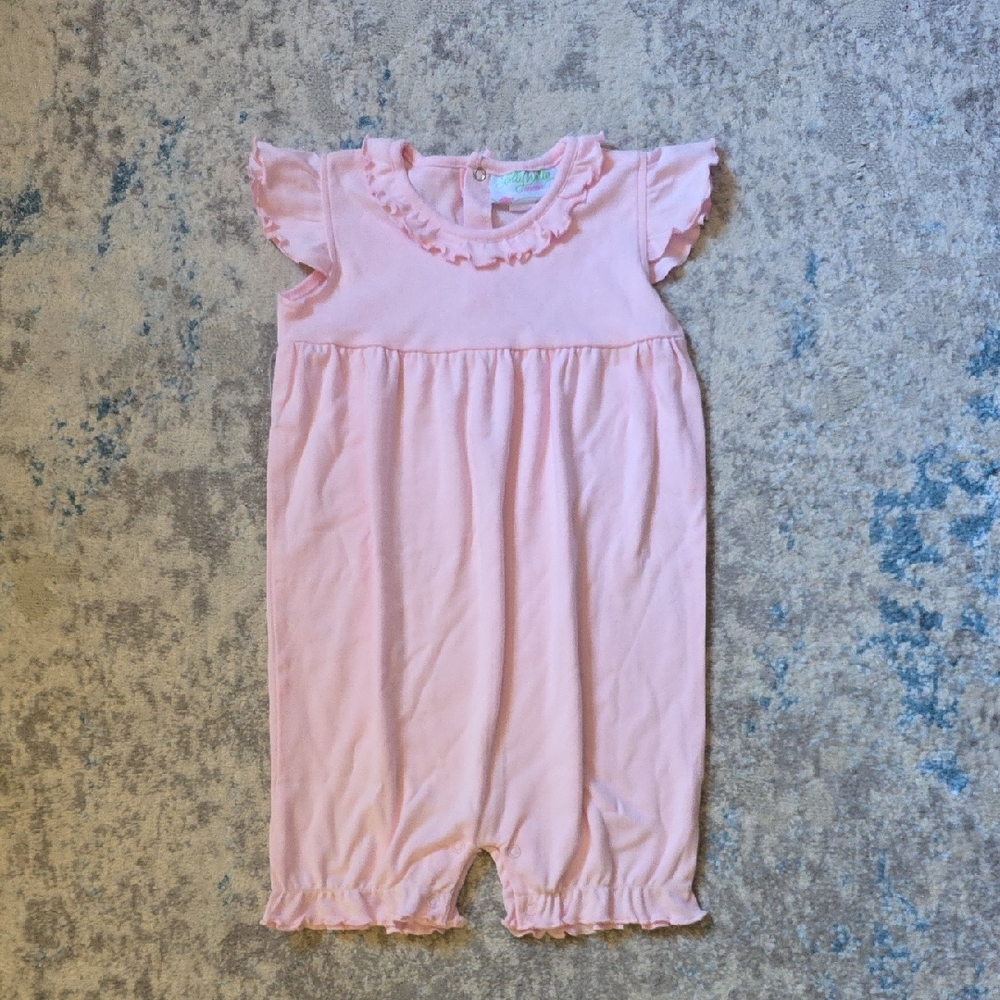 Lolly Wolly Doodle Toddler Size 3 Pastel Pink Romper